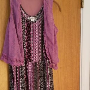 Girls Summer Dress with vest